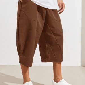 Manfinity KASUA Men??s Solid Color Simple Daily Pants